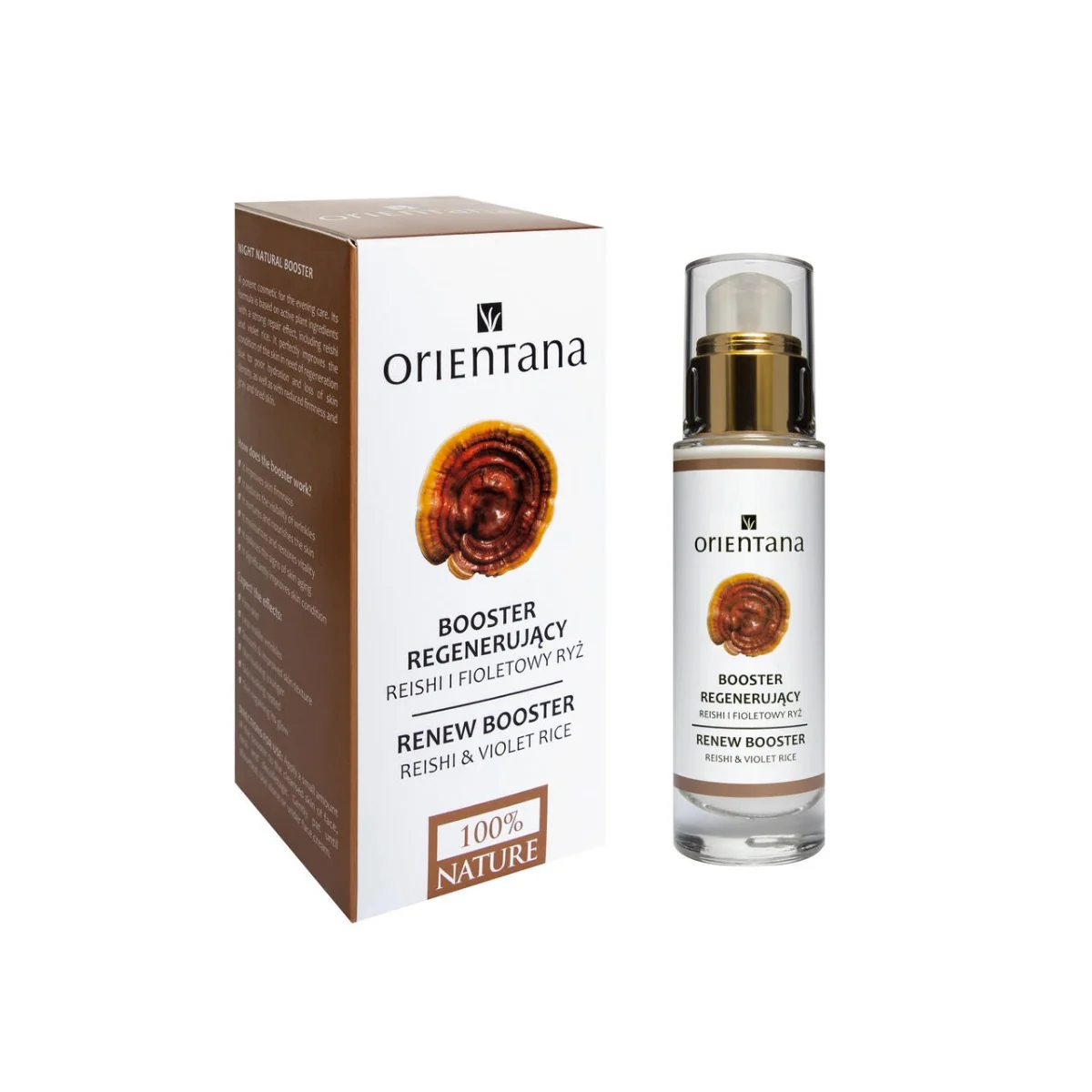 Orientana naturalny booster regenerujący Reishi na noc, 30 ml