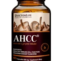 Doctor Life, AHCC 630 mg Ekstrakt z grzybni Shiitake, suplement diety, 60 kapsułek
