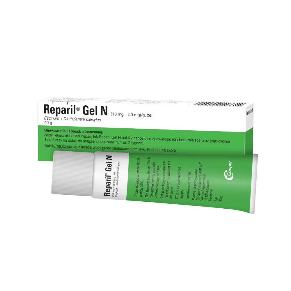 Reparil Gel N (10 mg + 50 mg )/g, żel, 40 g