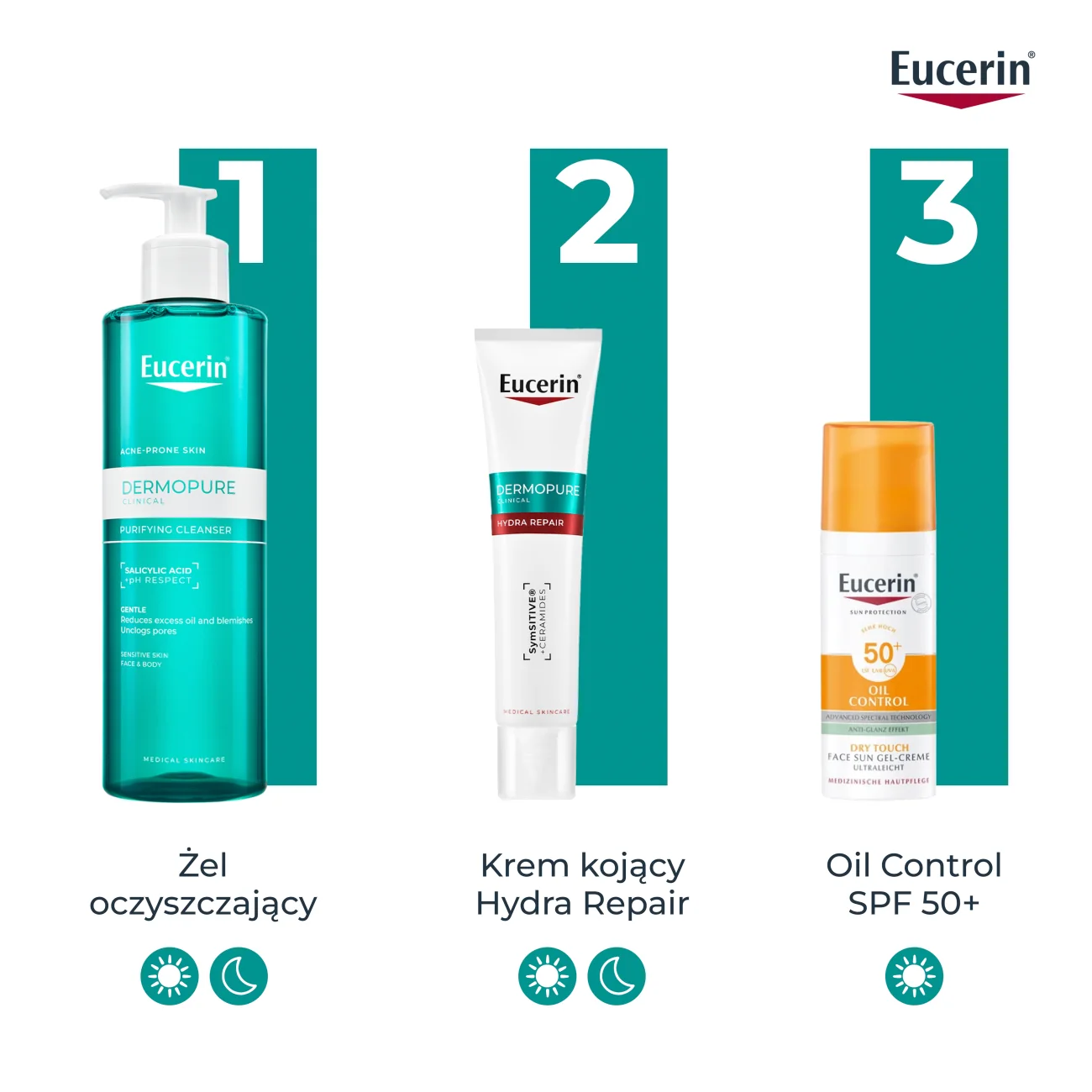 Eucerin DermoPure Clinical krem kojący hydra repair, 40 ml