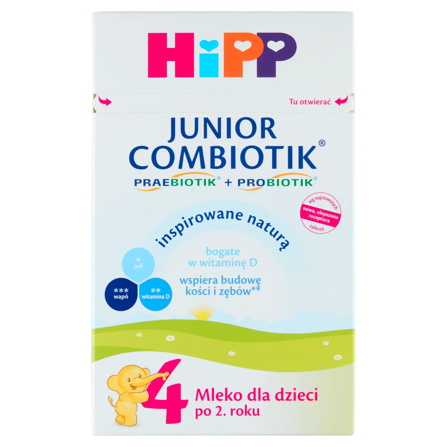 Hipp 4 Junior Combiotik, mleko dla dzieci powyżej 2. roku życia, 550 g