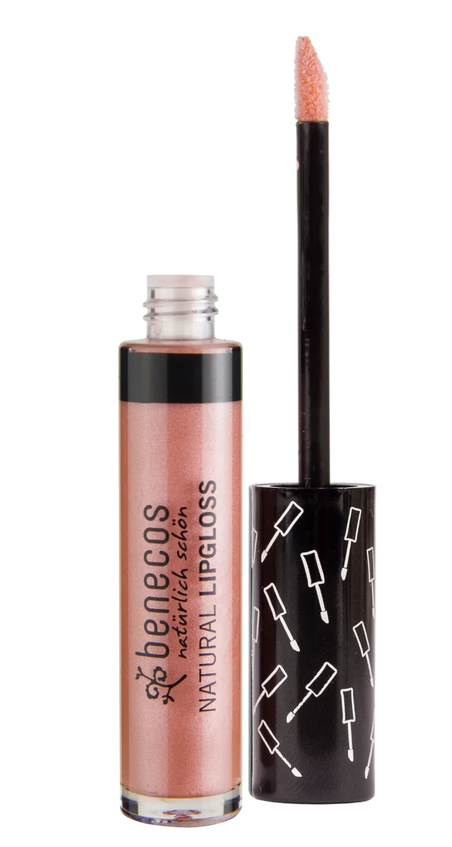 Benecos naturalny błyszczyk do ust Rose, 5 ml
