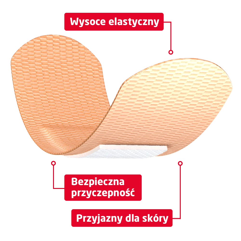 Leukoplast Elastic plaster z opatrunkiem, 20 szt.