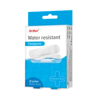 Water Resistant Transparent Dr.Max, plastry wodoodporne 19 mm x 72 mm, 20 sztuk
