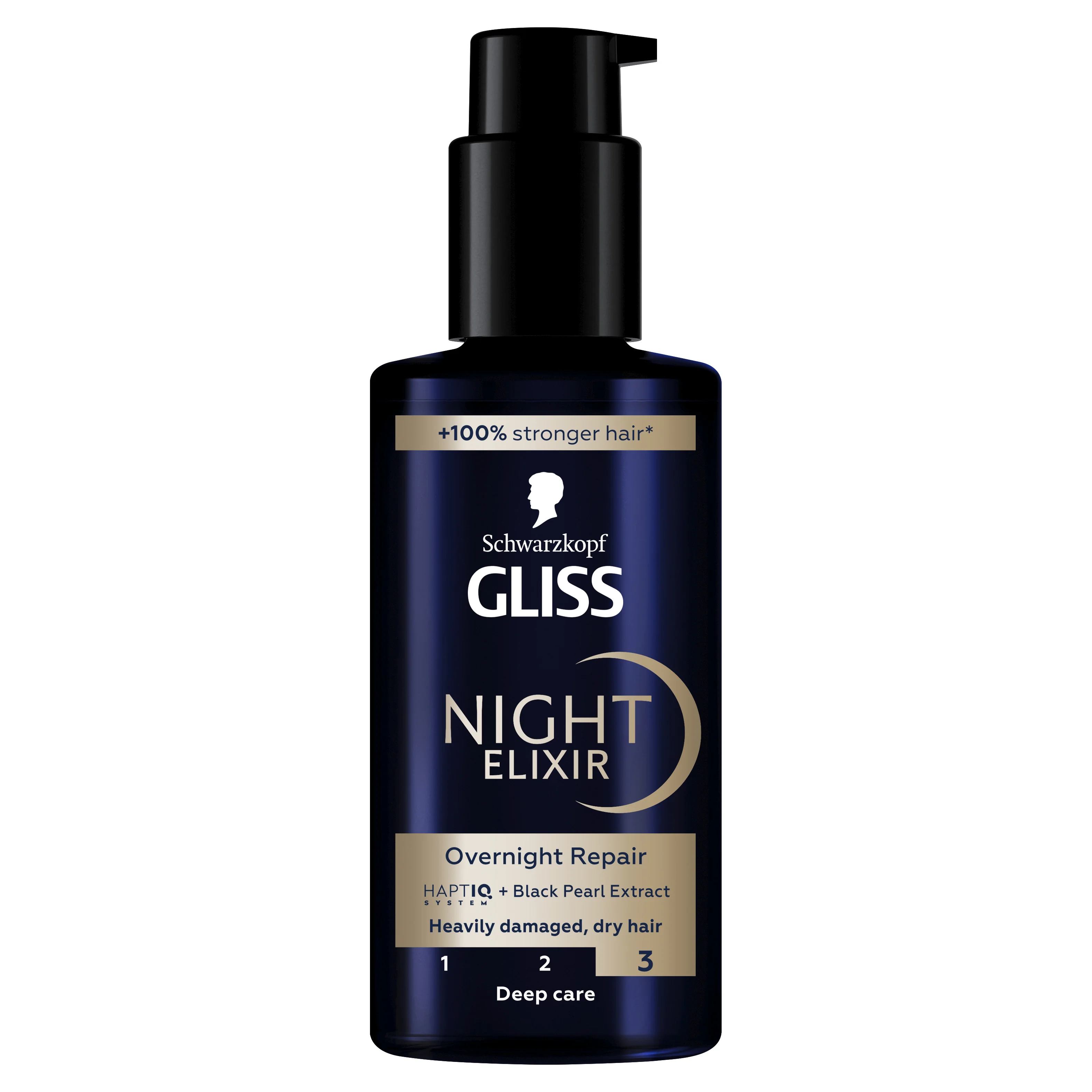 Schwarzkopf Gliss Night Elixir Ultimate Repair eliksir na noc, 100 ml