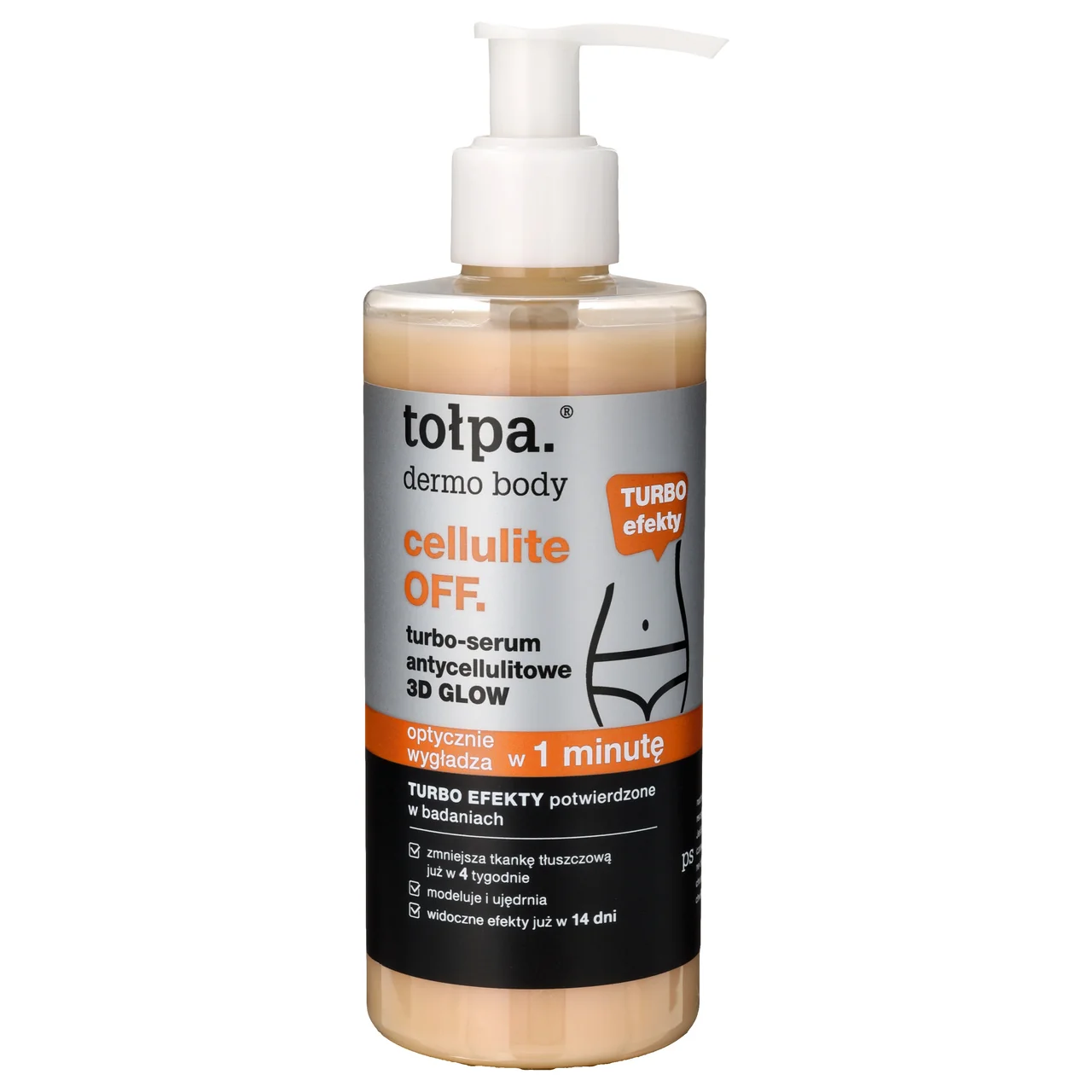 Tołpa Dermo Body Cellulite OFF turbo serum antycellulitowe 3D Glow, 250 ml