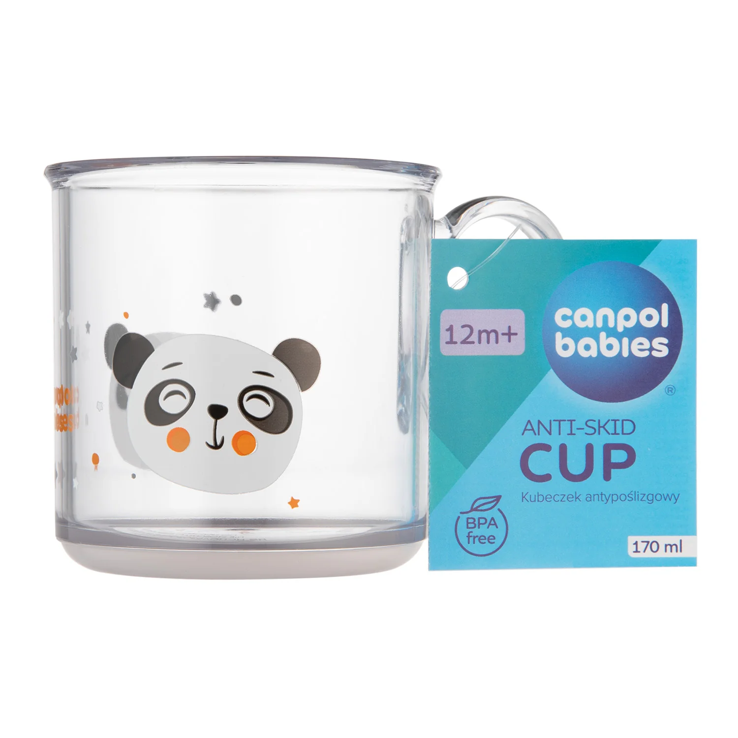 Canpol Babies kubeczek antypoślizgowy z uchem 170 ml, 1 sztuka