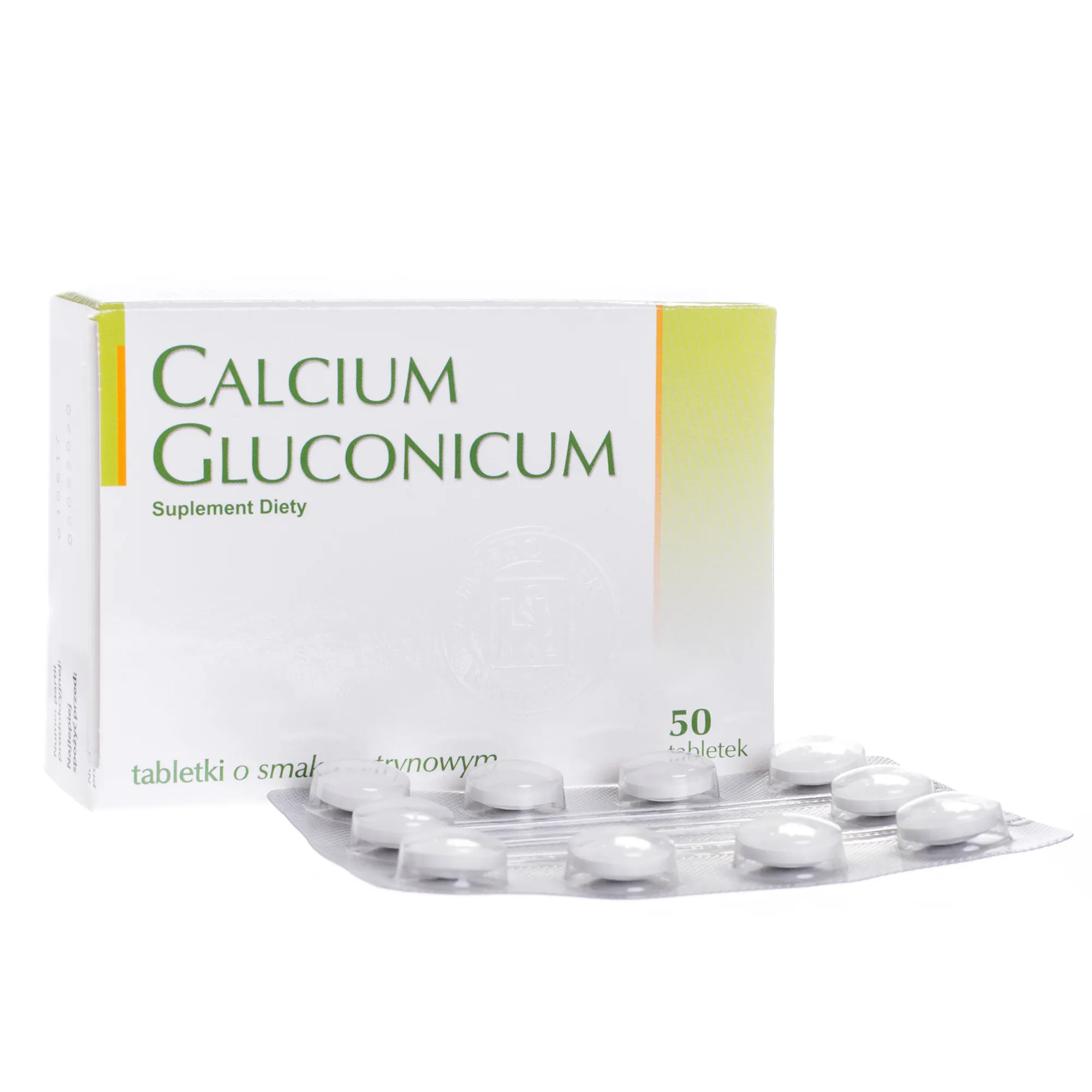 Calcium Gluconicum, suplement diety, 50 tabletek