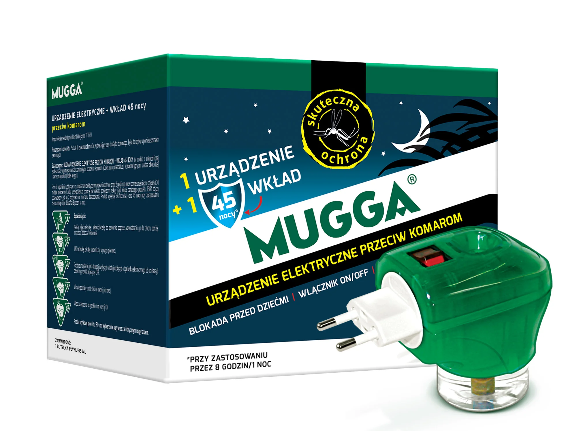 Mugga elektro urządzenie + wkład, 35 ml
