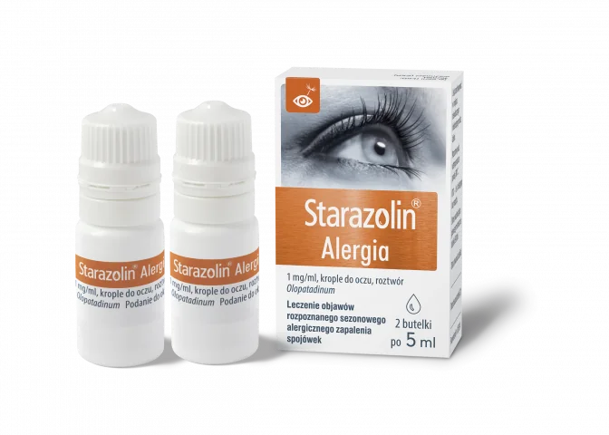 Starazolin Alergia 1 mg/ml krople do oczu, 2 butelki po 5 ml