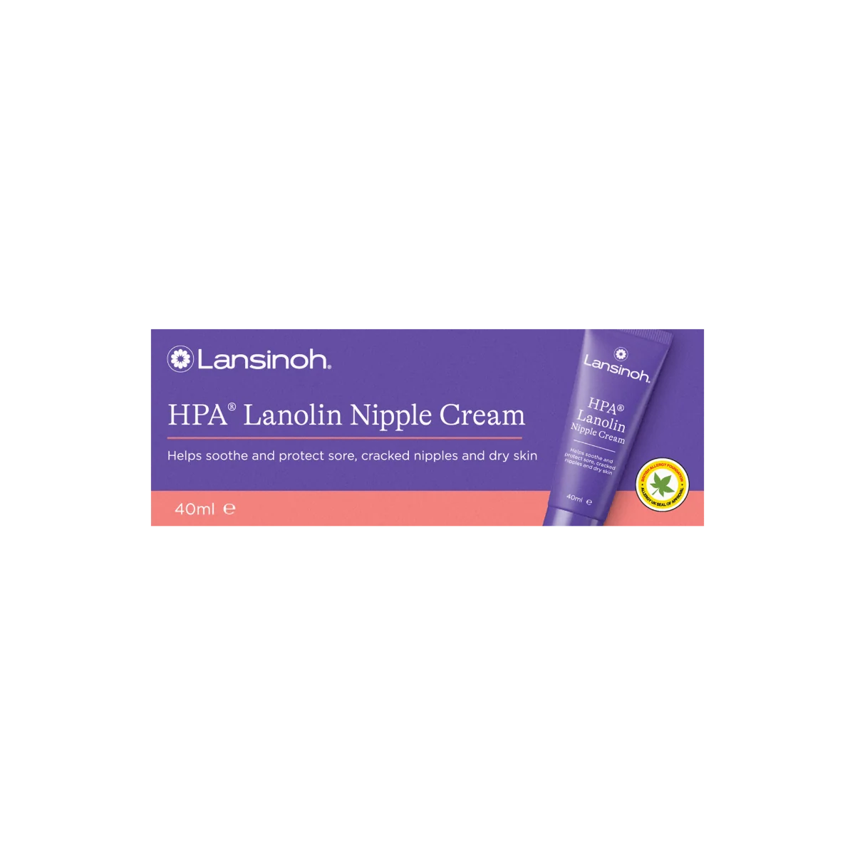 Lansinoh Lanolina HPA maść na brodawki sutkowe i popękaną skórę, 40 ml