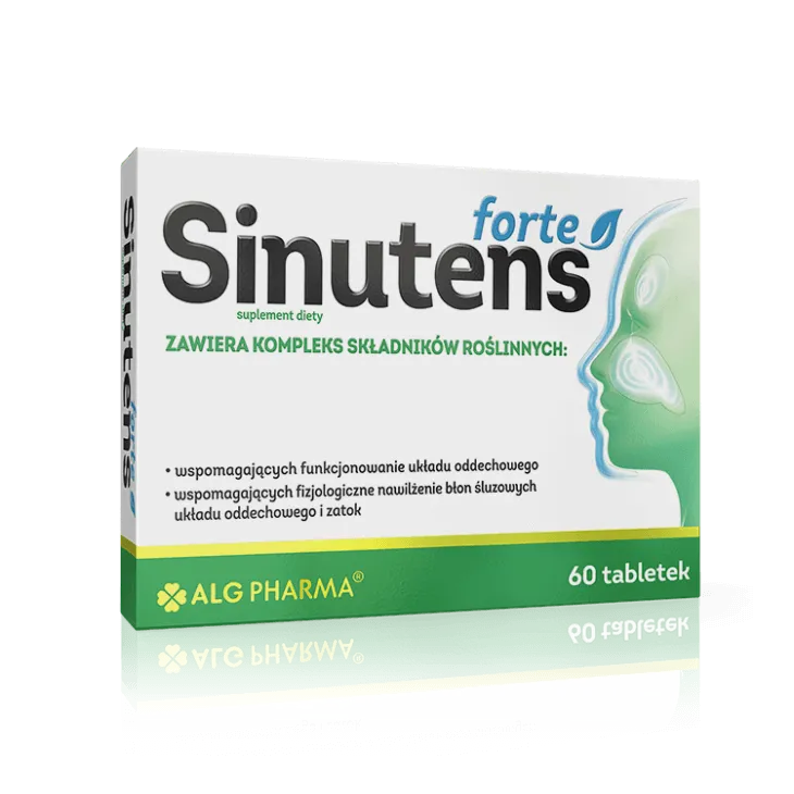Sinutens Forte, suplement diety, 60 tabletek powlekanych