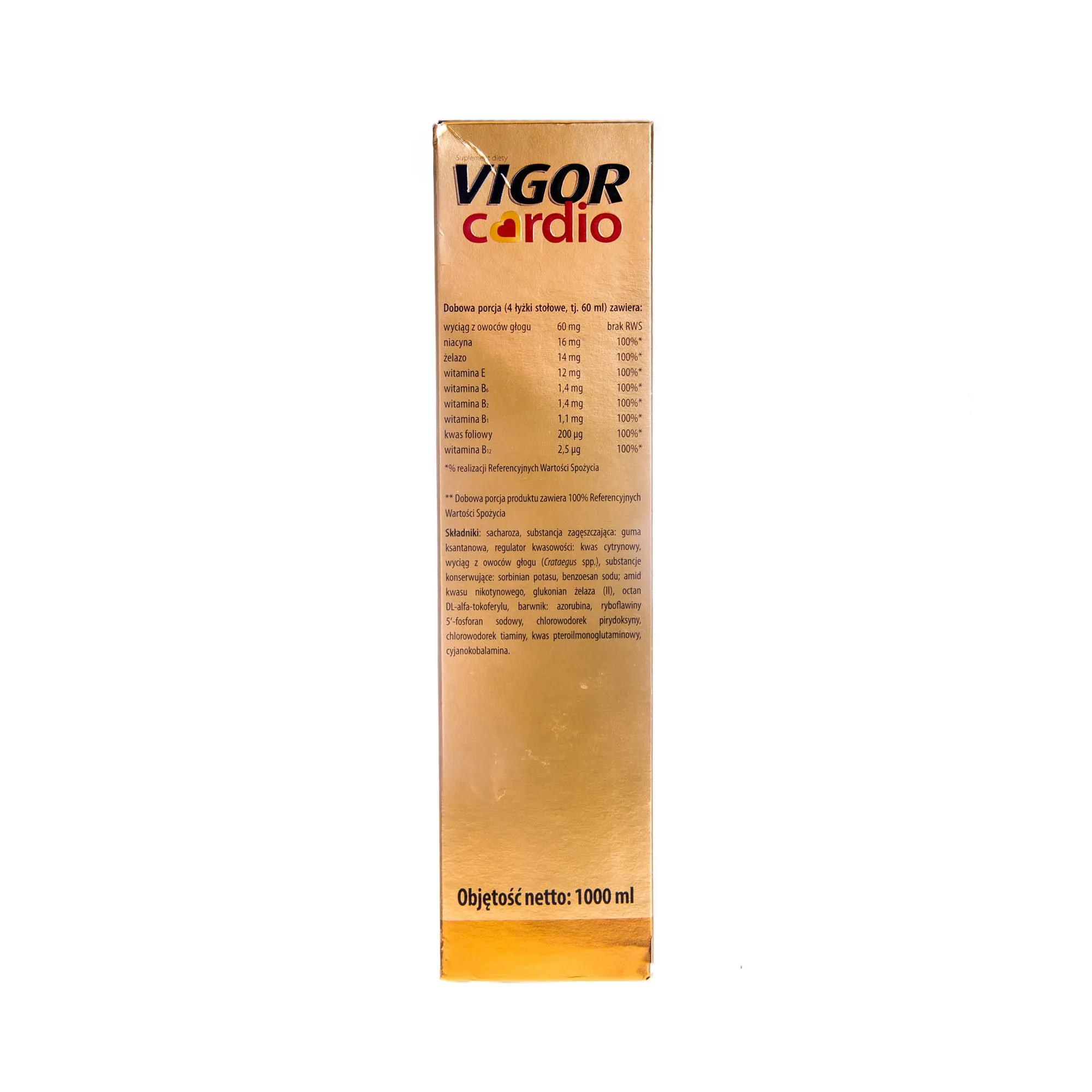 Vigor Cardio preparat witaminowy w płynie, 1L 