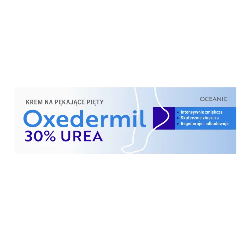 Oxedermil, krem na pękające pięty, mocznik 30%, 50 ml