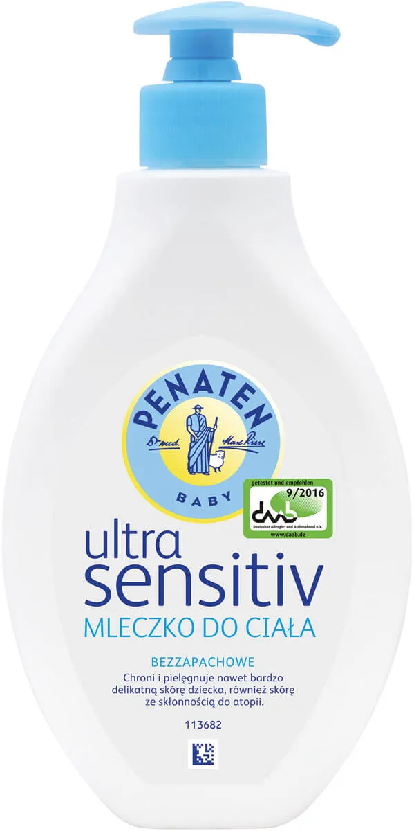 Penaten Ultra Sensitive, nawilżające mleczko do ciała, 400 ml
