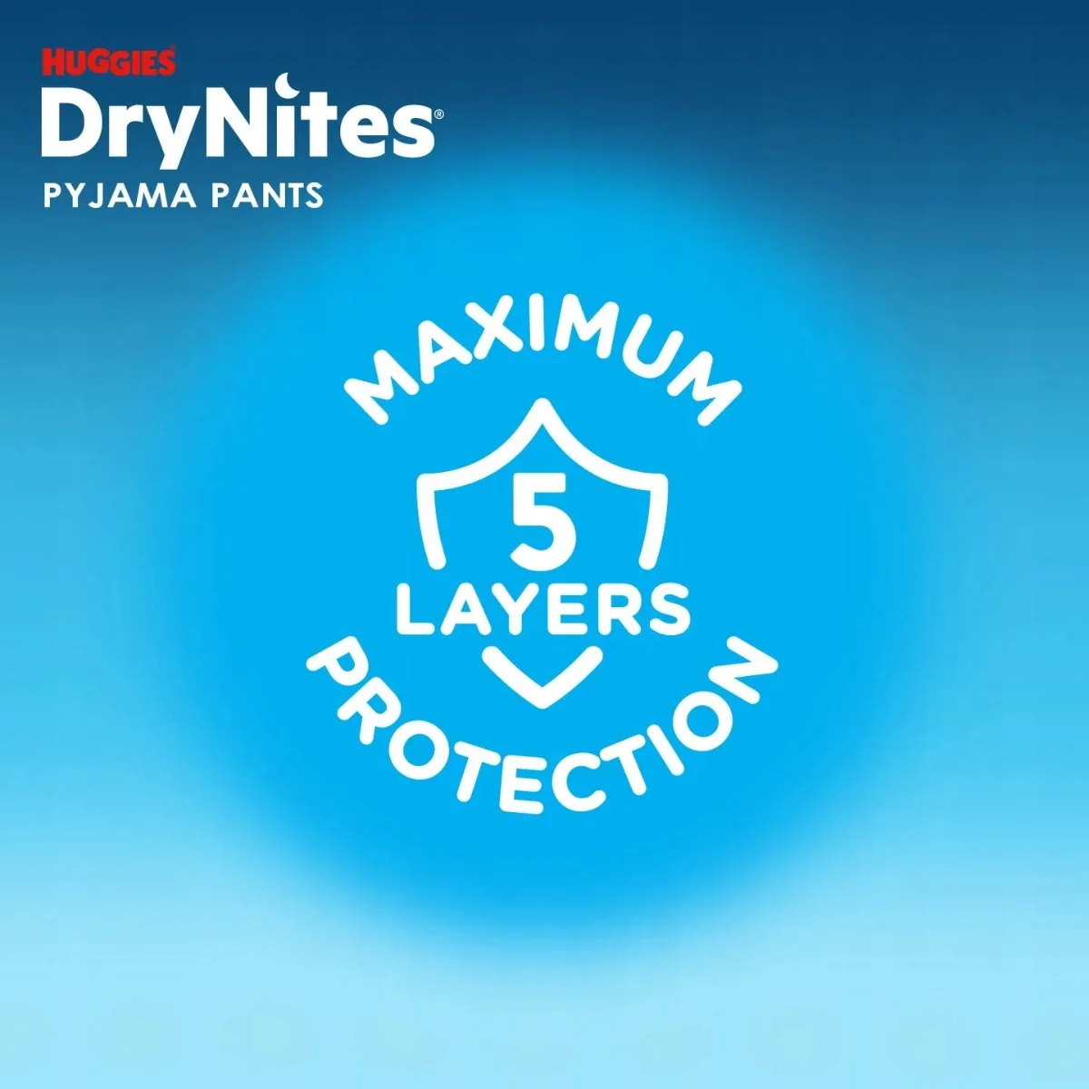 Huggies DryNites Boys majtki na noc dla chłopców, 8 -13 lat, 30-48 kg, 9 sztuk