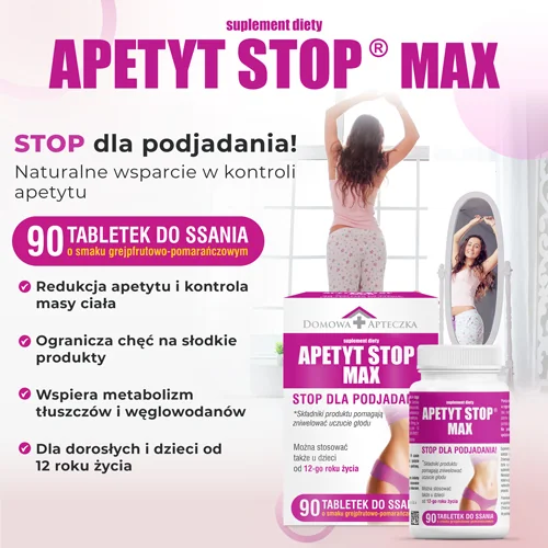 Domowa Apteczka Apetyt Stop Max 90 tabletek do ssania