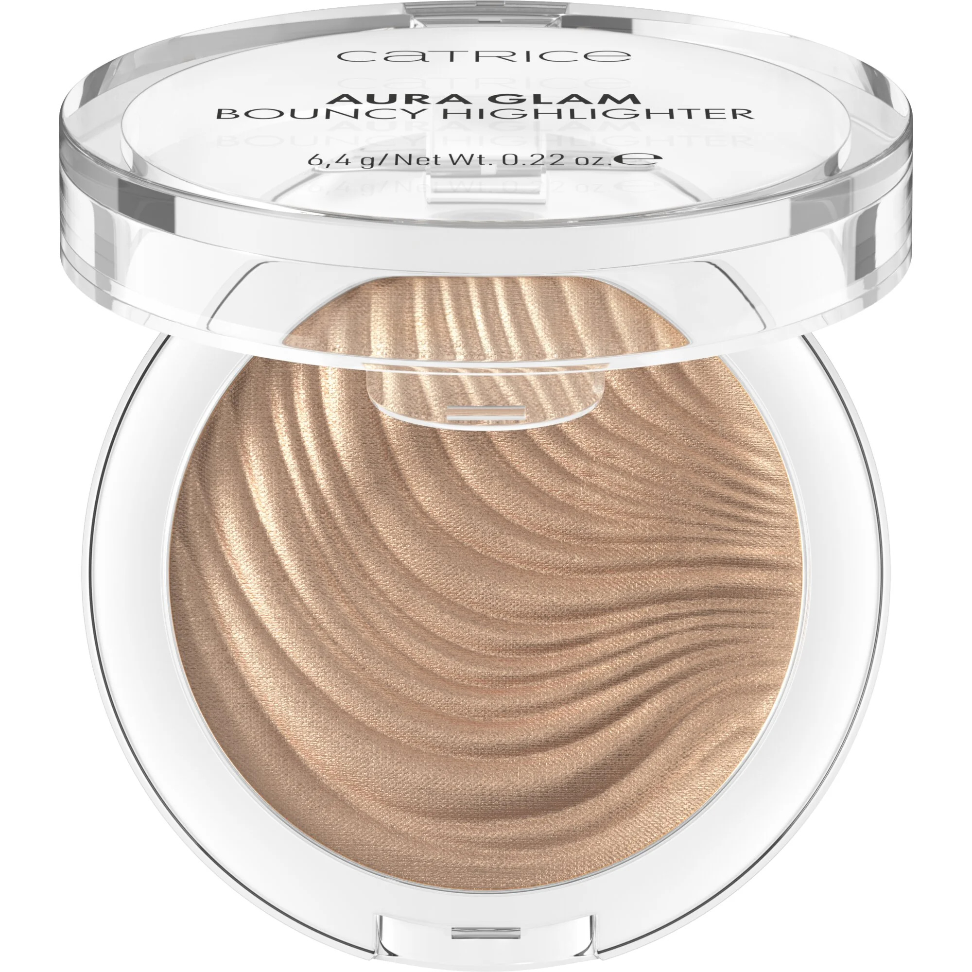 CATRICE Aura Glam Bouncy Highlighter rozśwetlacz do twarzy 010 Moonlit Sand, 6,4 g
