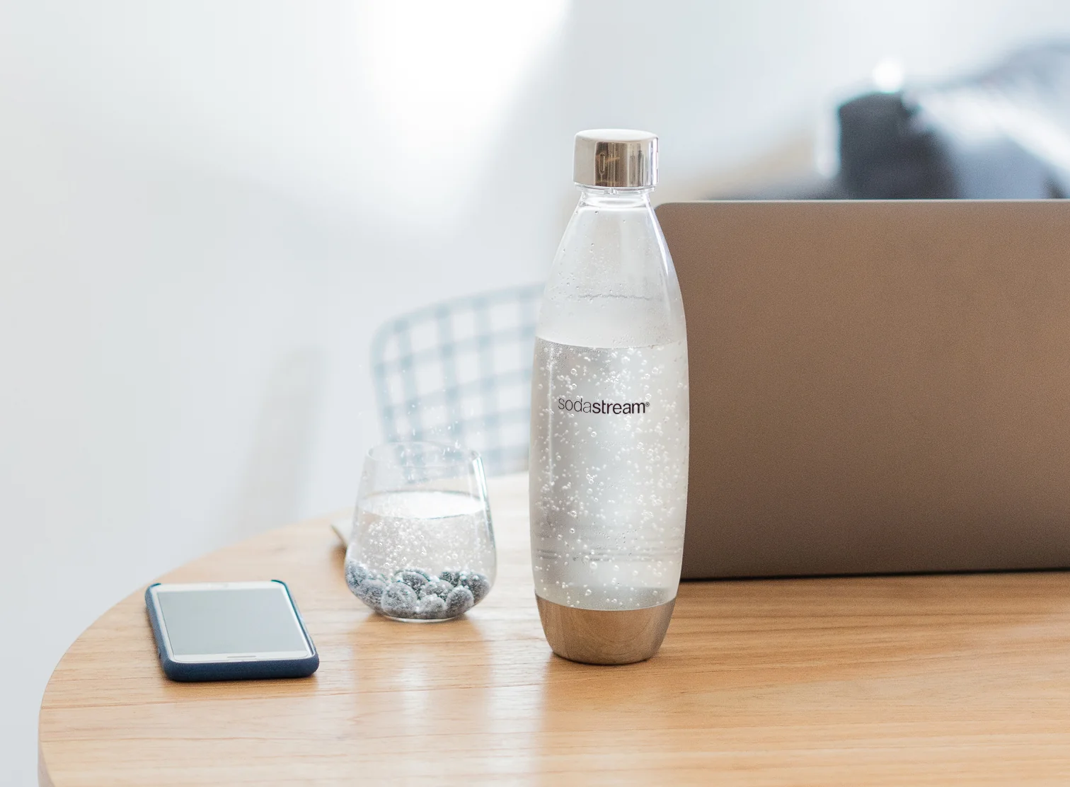 SodaStream butelki na wodę 1 l Fuse Białe, 2 szt.