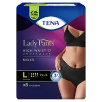 Tena Lady Pants Plus Noir, bielizna chłonna, large 95-130 cm, 8 sztuk