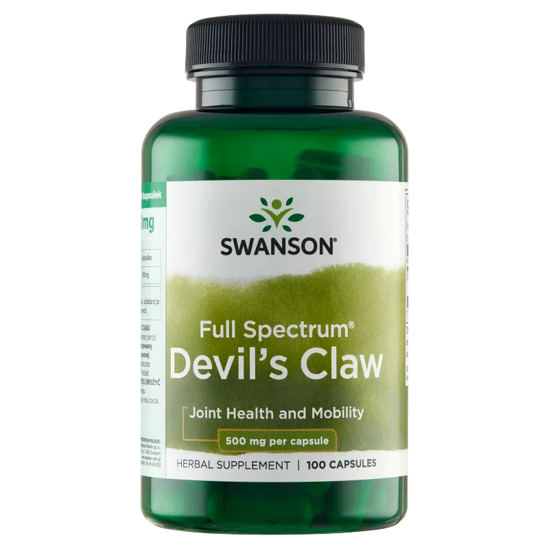 Swanson Devil's Claw, suplement diety, 100 kapsułek