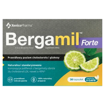 Bergamil Forte suplement diety, kapsułka miękka, 30 sztuk