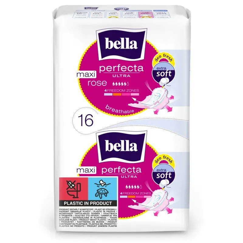Bella Perfecta Ultra Maxi Rose, podpaski higieniczne, 16 sztuk
