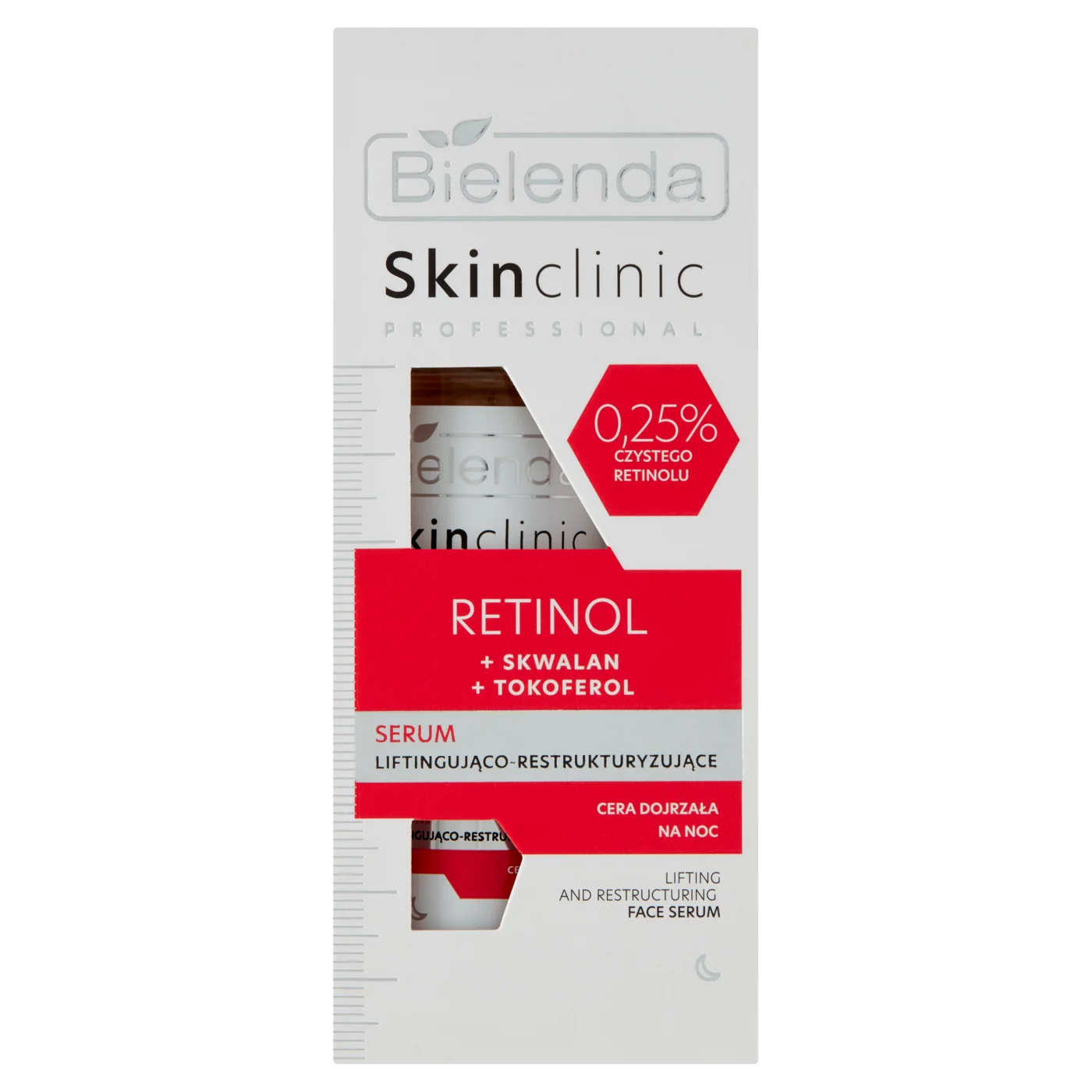 Bielenda Skin Clinic Professional RETINOL serum liftingująco-restrukturyzujące na noc, 30 ml