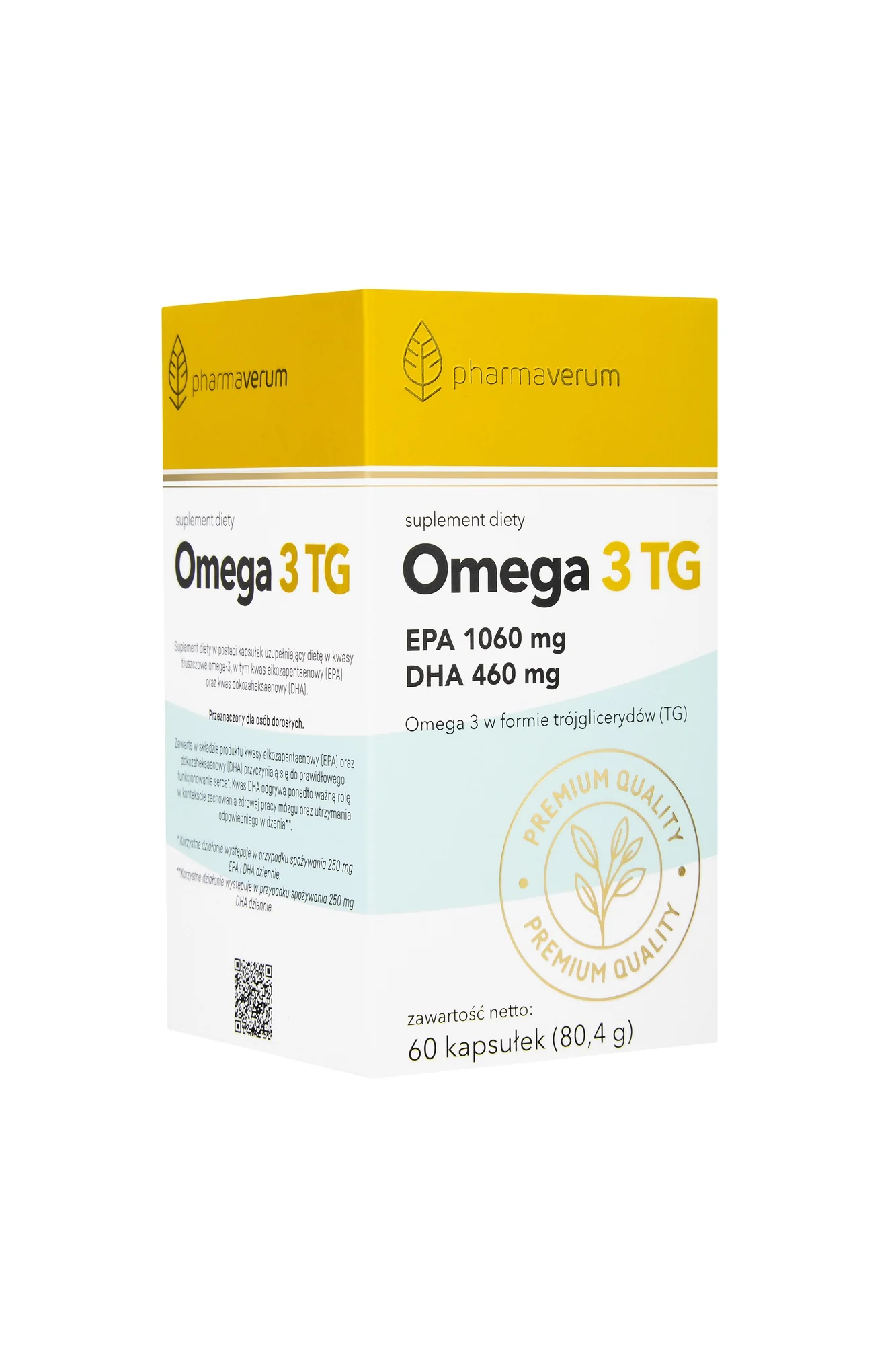 Pharmaverum Omega 3 TG 60 kapsułek