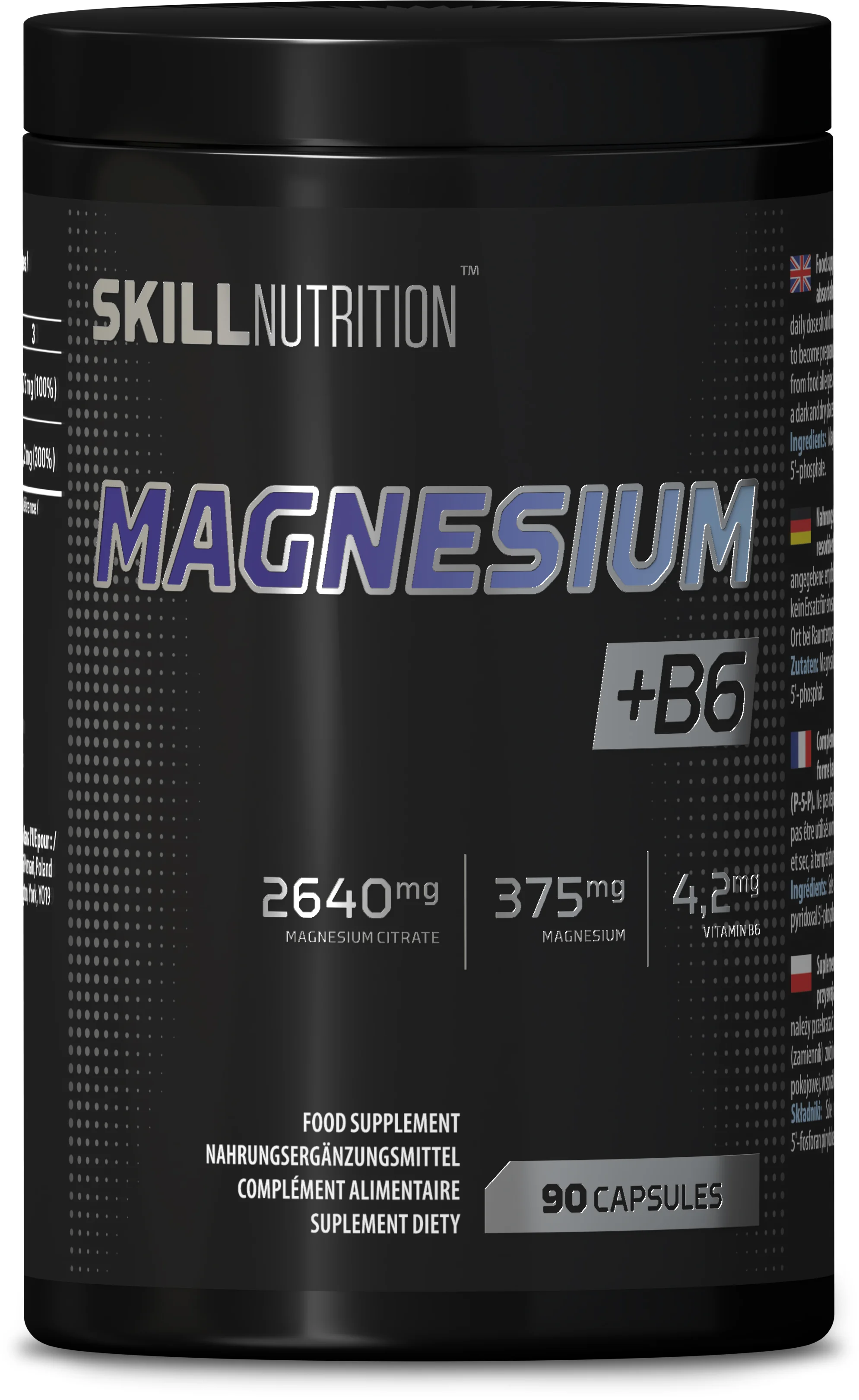 Skill Magnesium + B6 90 kapsułek