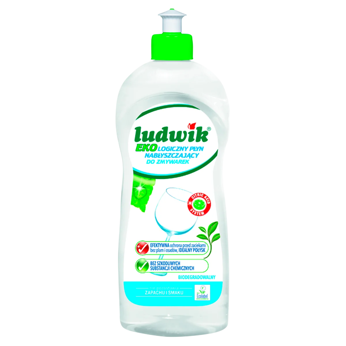 Ludwik ekologiczny płyn nabłyszczający do zmywarek, 500 ml