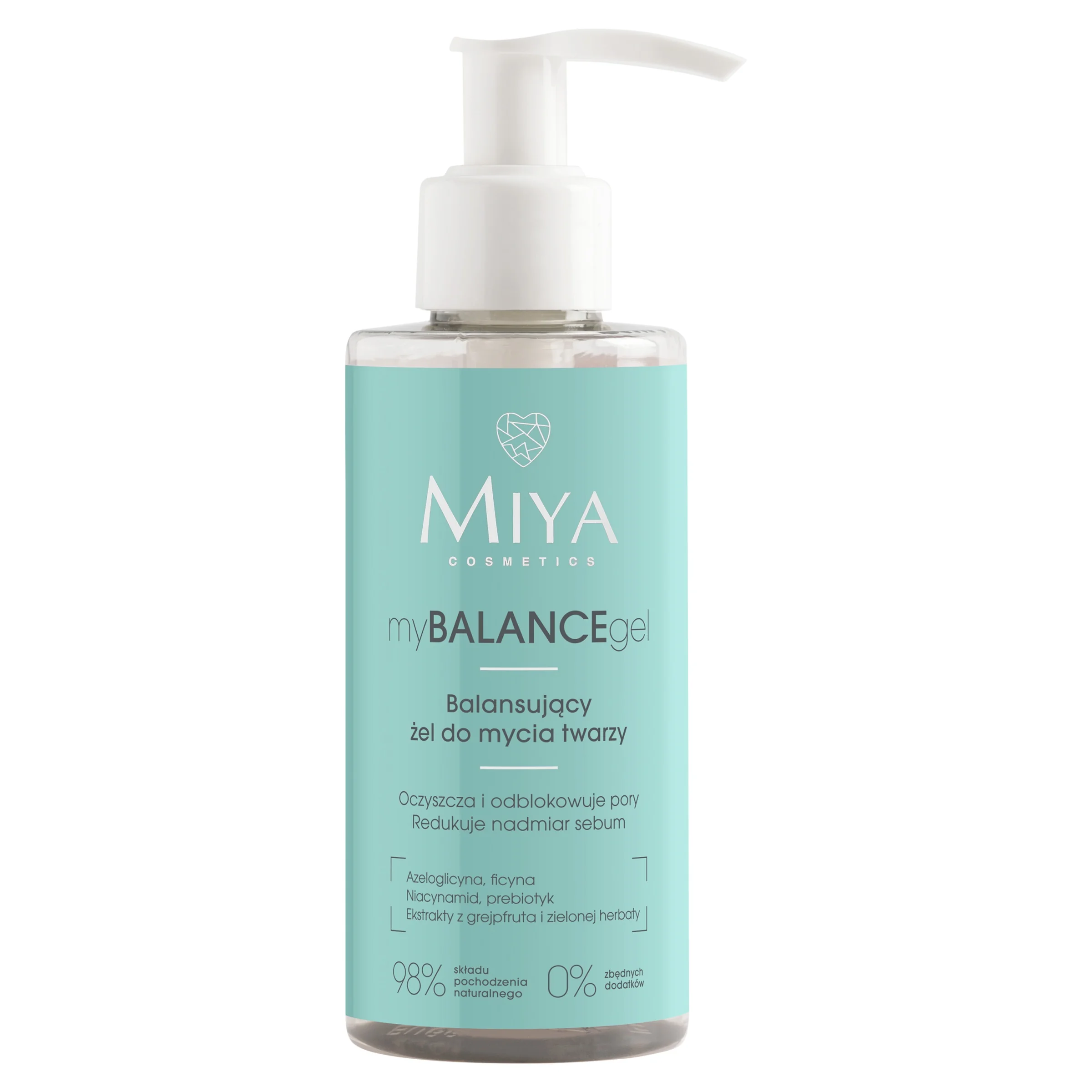 Miya Cosmetics myBALANCEgel balansujący żel do mycia twarzy, 140 ml
