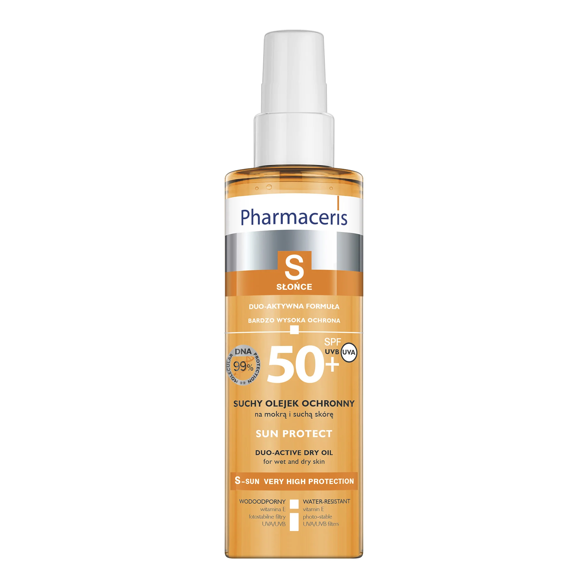 Pharmaceris S Sun Protect olejek ochronny Spf 50+, 200 ml