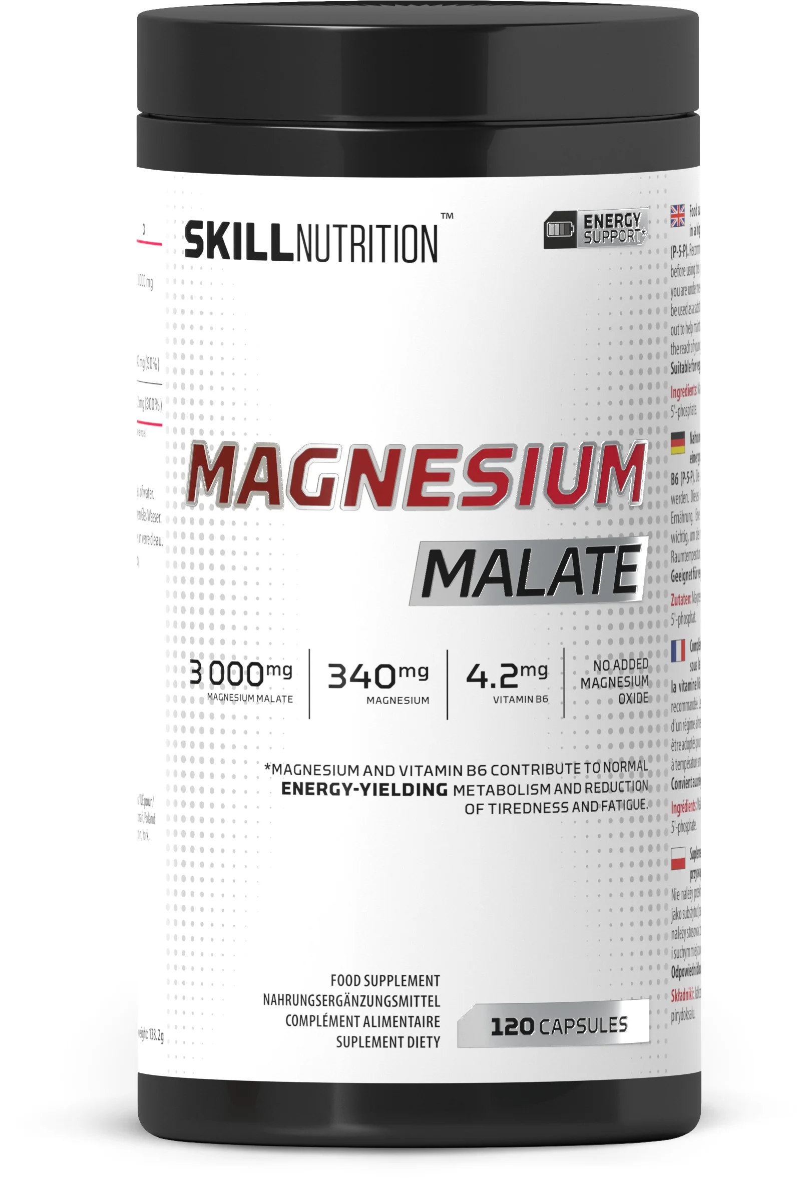 Skill Magnesium Malate 120 kapsułek