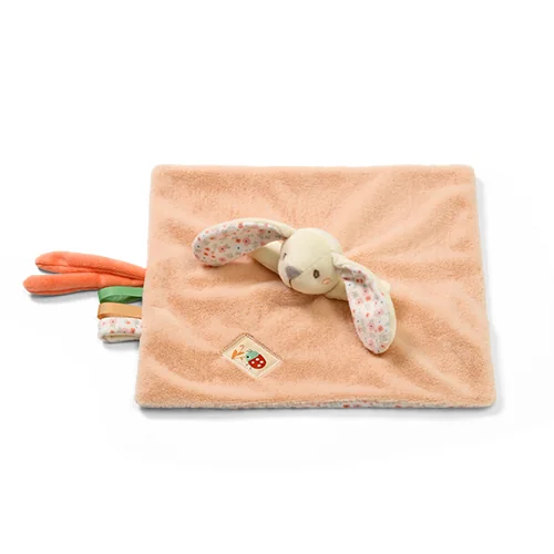 Babyono przytulanka kocyk Baby Bunny
