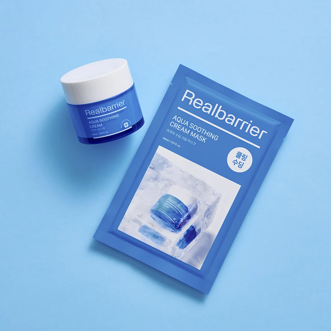 Real Barrier Aqua Soothing Tissue Mask maska w płachcie, 30 ml