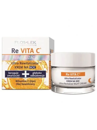 Floslek Re Vita C Ultra Rewitalizator krem na noc, 50 ml