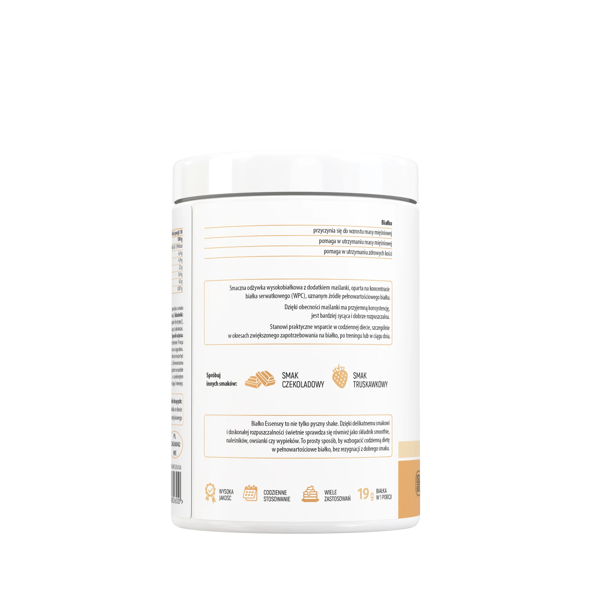 Essensey Whey Protein Premium o smaku waniliowym, proszek, 300 g
