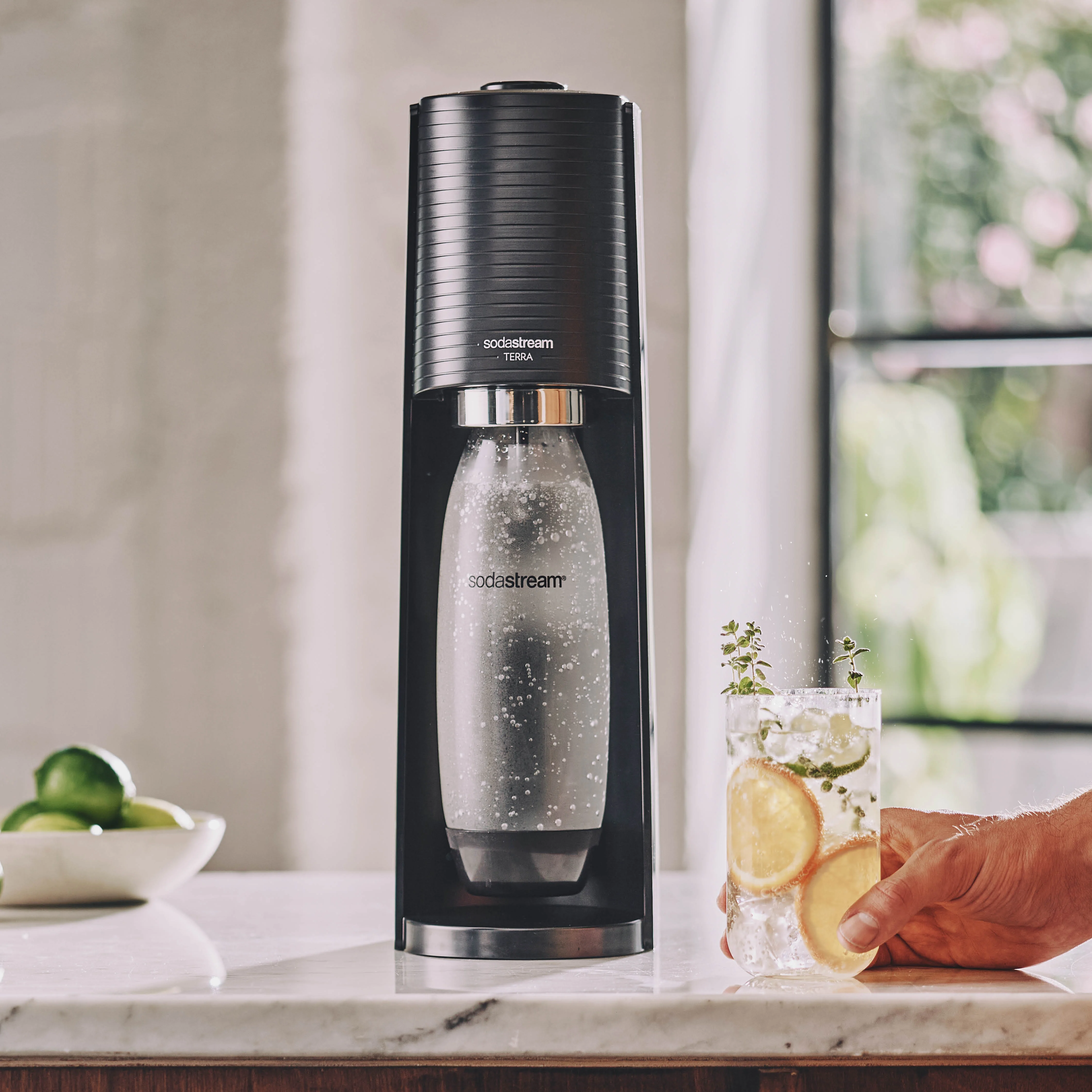 SodaStream Terra saturator czarny, 1 szt.