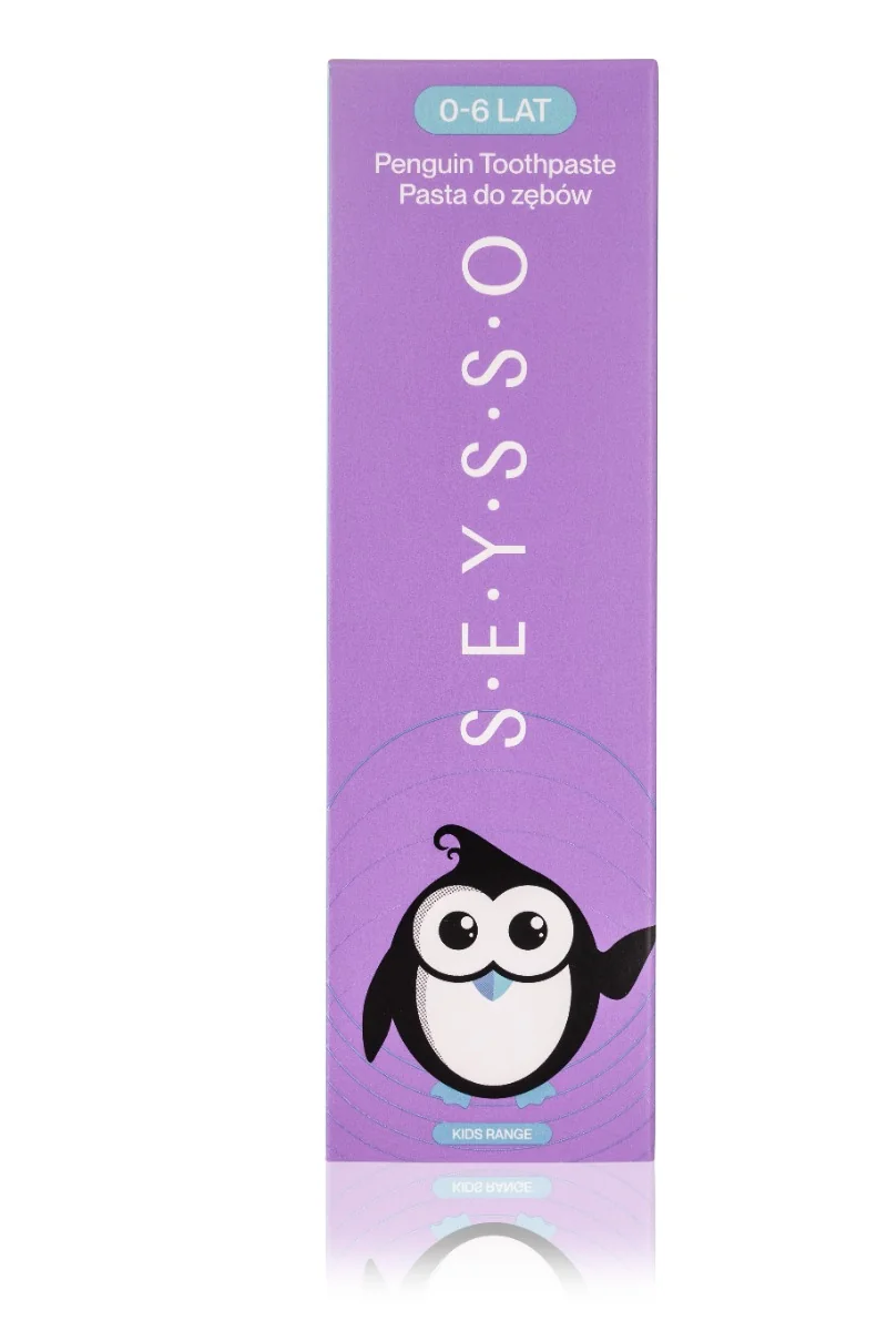 SEYSSO Kids Penguin pasta do zębów dla dzieci 0-6 lat, 75 ml