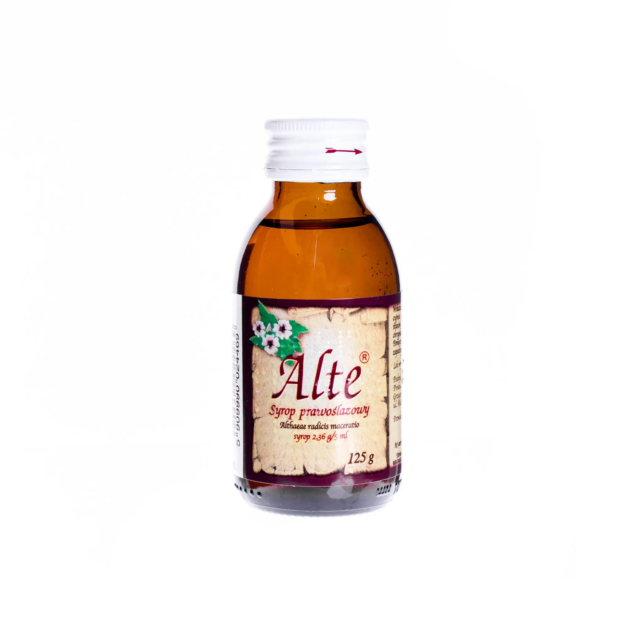 Alte 2,36 g/5 ml- syrop prawoślazowy, 125 g