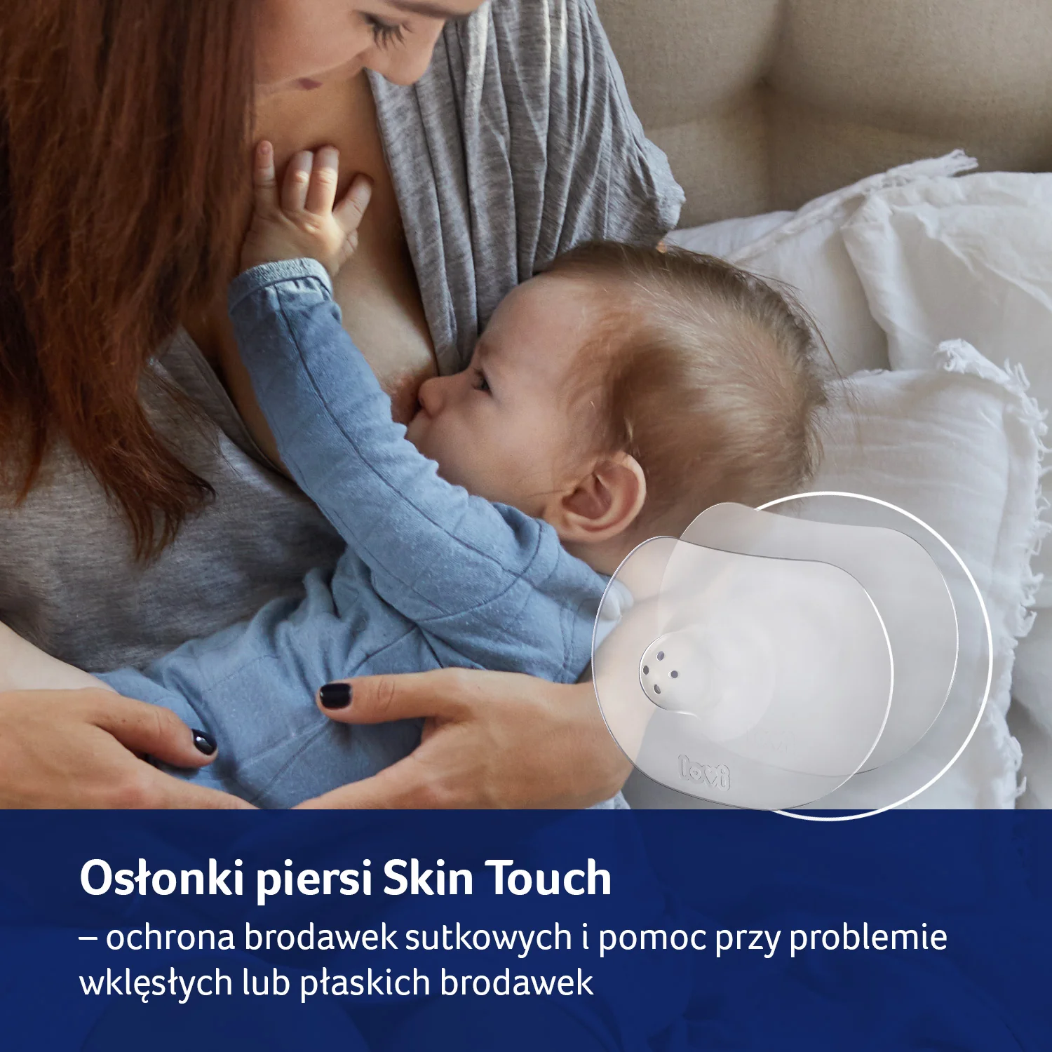 Lovi silikonowe osłonki na piersi, rozmiar M/L 5/606, 2 szt.