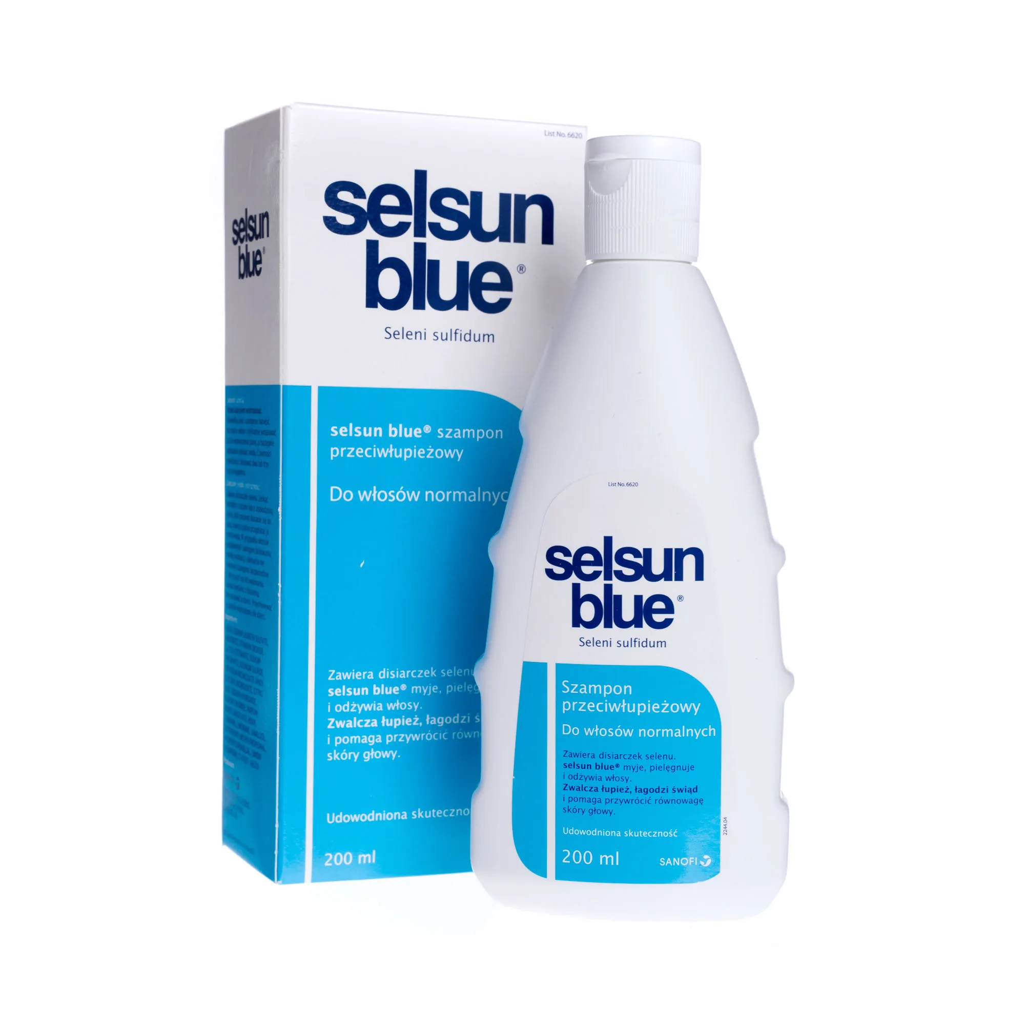 Selsun Blue, szampon przeciwłupieżowy, do włosów normalnych 200 ml 