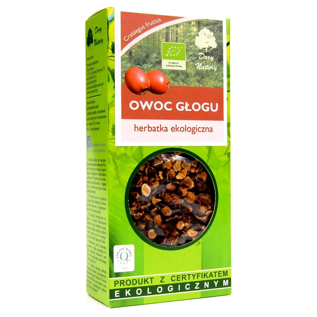 Dary Natury Owoc Głogu herbatka ekologiczna, 100 g