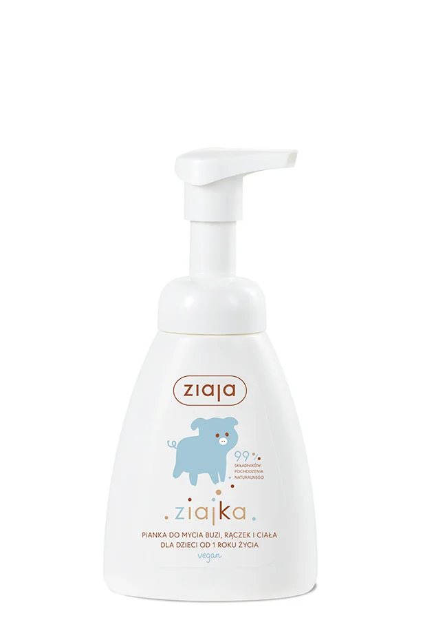 Ziaja Ziajka Pianka do mycia buzi, rączek i ciała, 250 ml