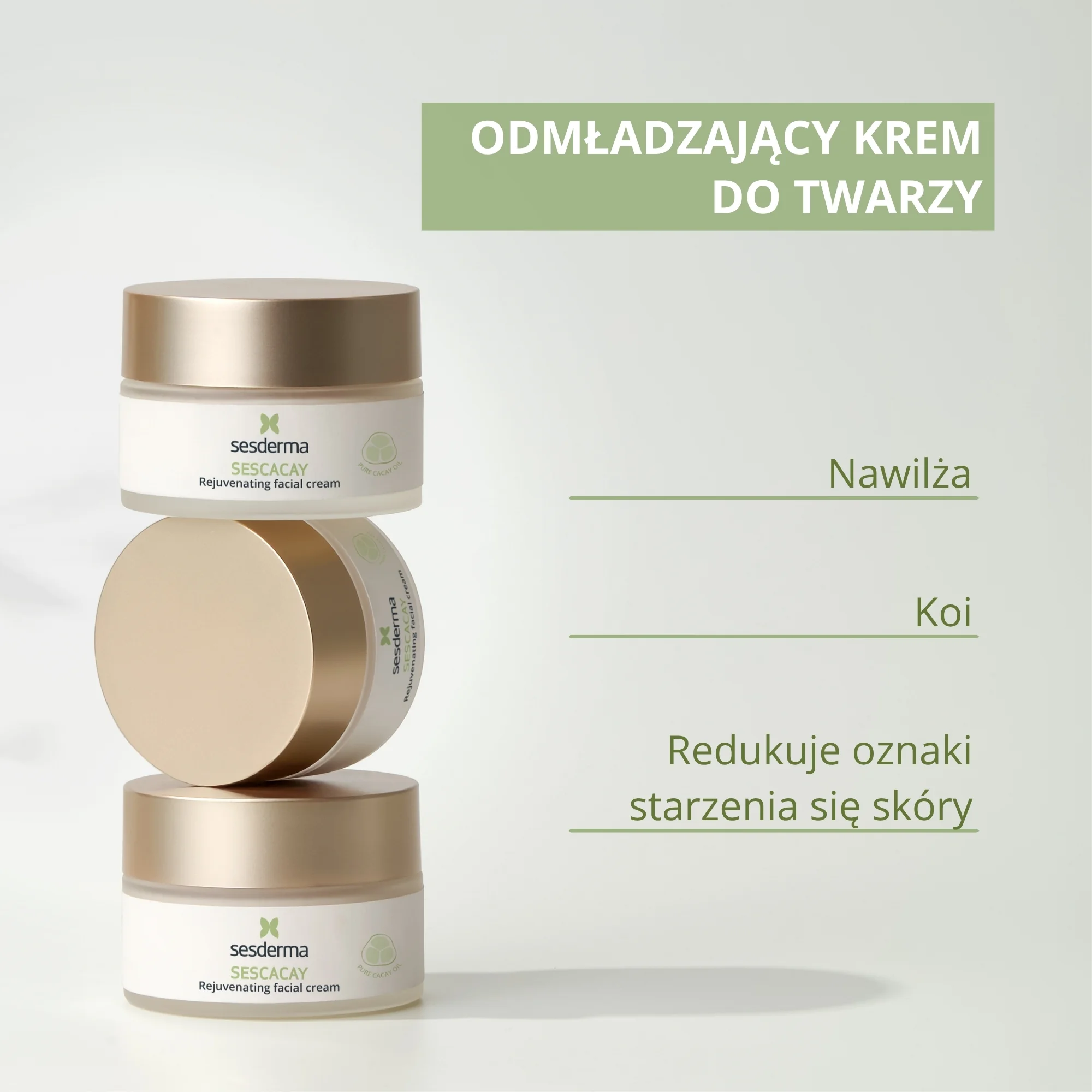 Sesderma Sescacay odmładzający krem do twarzy, 50 ml