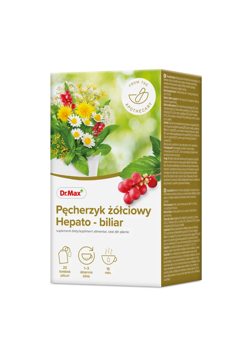 Herbata Pęcherzyk żółciowy Dr. Max 20 saszetek