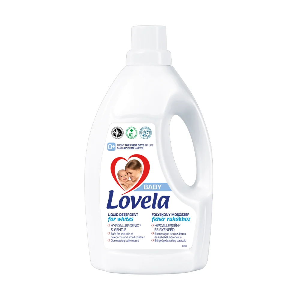 Lovela Baby mleczko do prania białego, 1,45 l, 16 prań