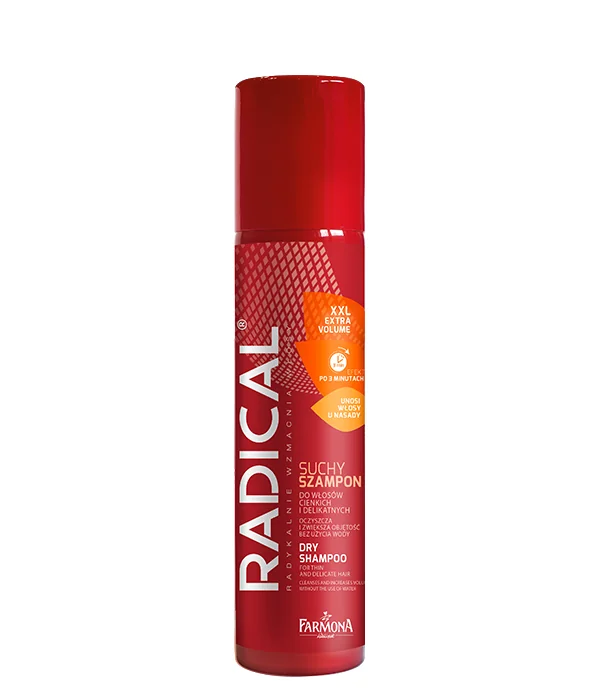 Radical Mega Objętość suchy szampon do włosów cienkich i delikatnych, 180 ml