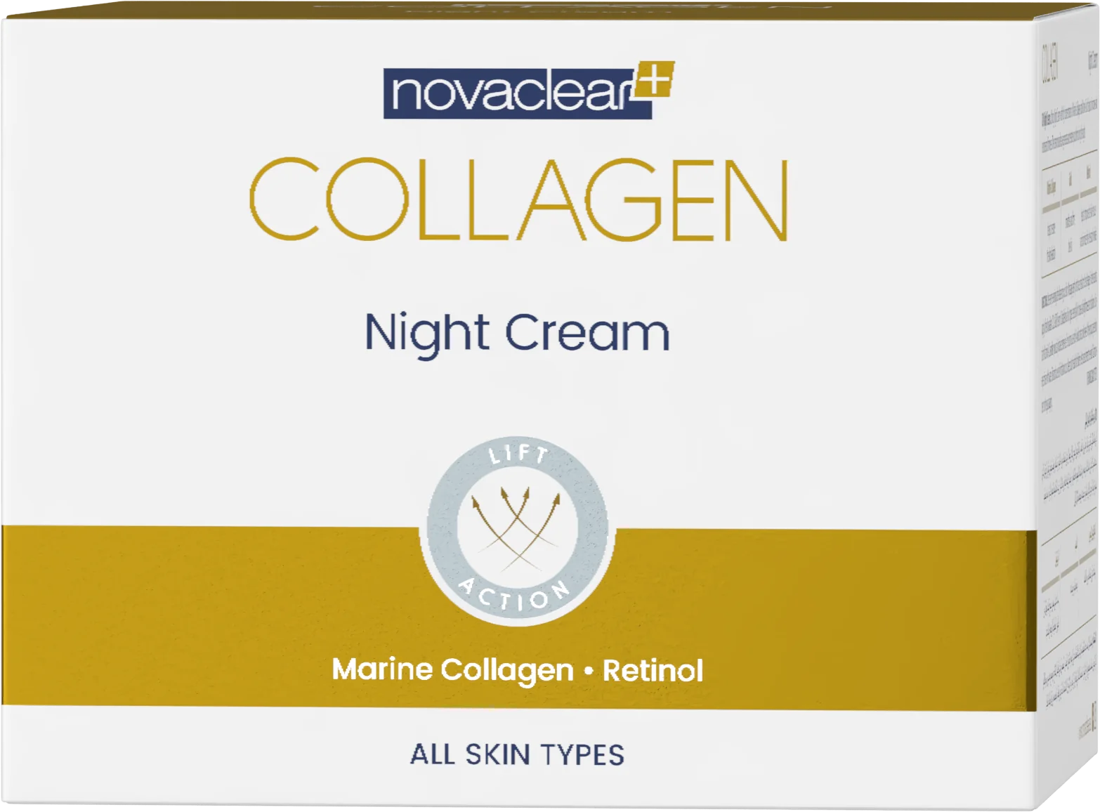 Novaclear Collagen ujędrniająco-wygładzający krem na noc, 50 ml